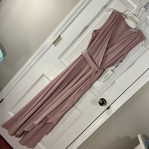 *NWT Calvin Klein Blush Maxi Jumpsuit Dress
